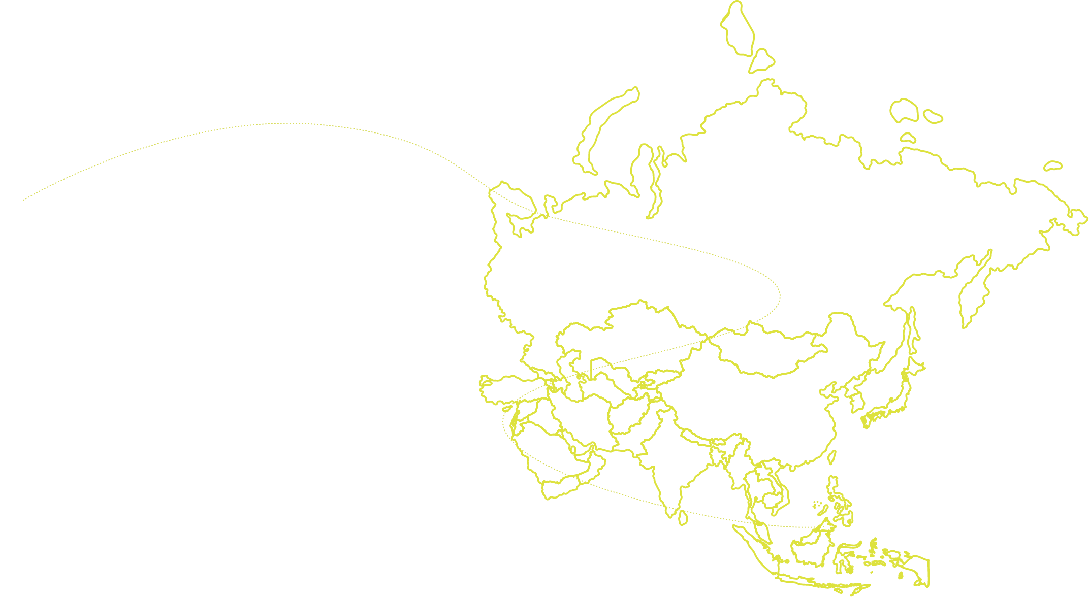 outline of asia